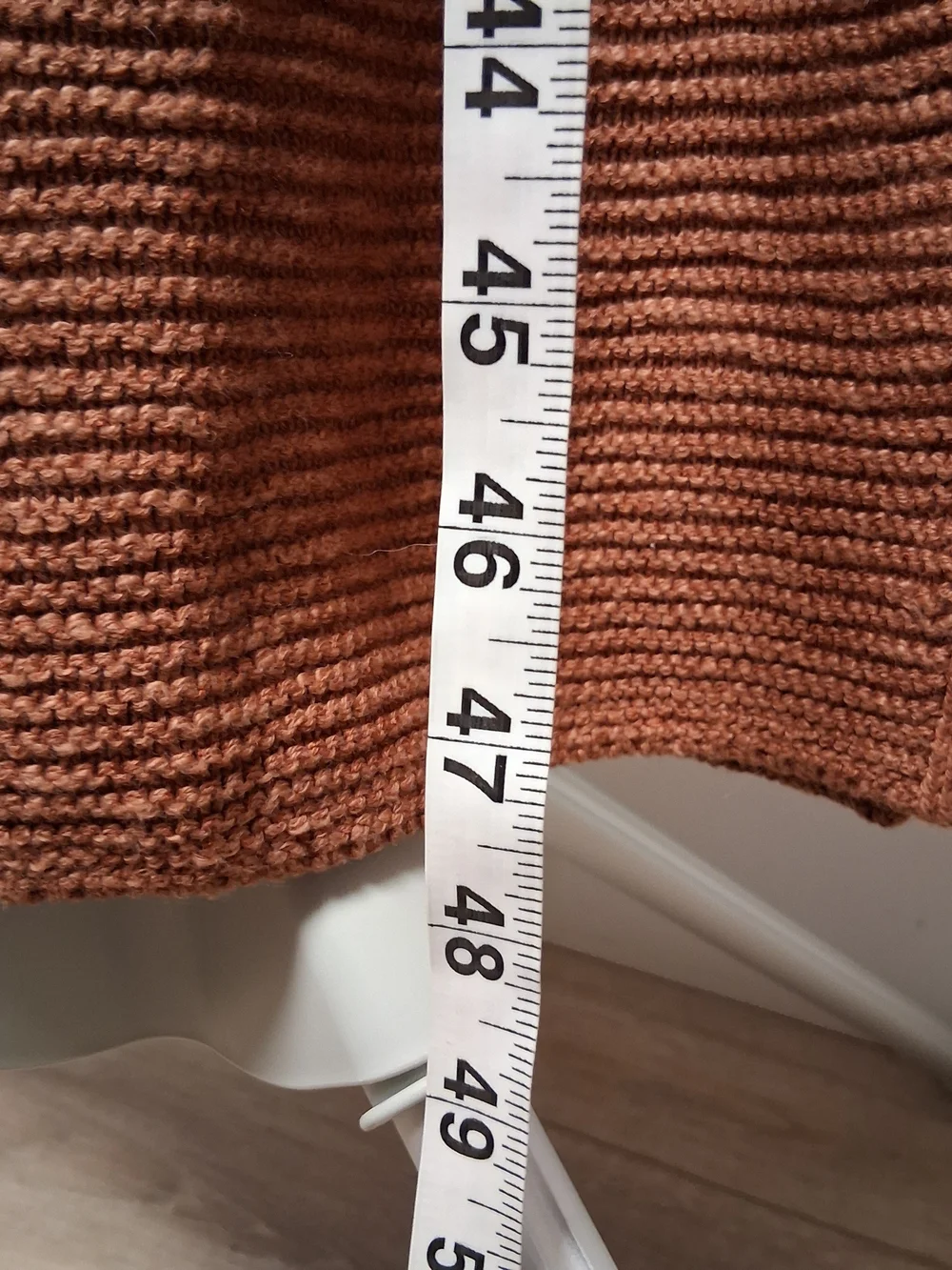 Abercrombie & Fitch Rust Knit Maxi Dress Spaghetti Straps size Medium